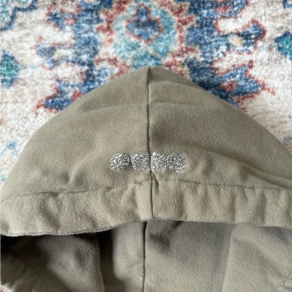 Vintage BCBG Bedazzled Spellout Zip-up Hoodie Small - Picture 6 of 7